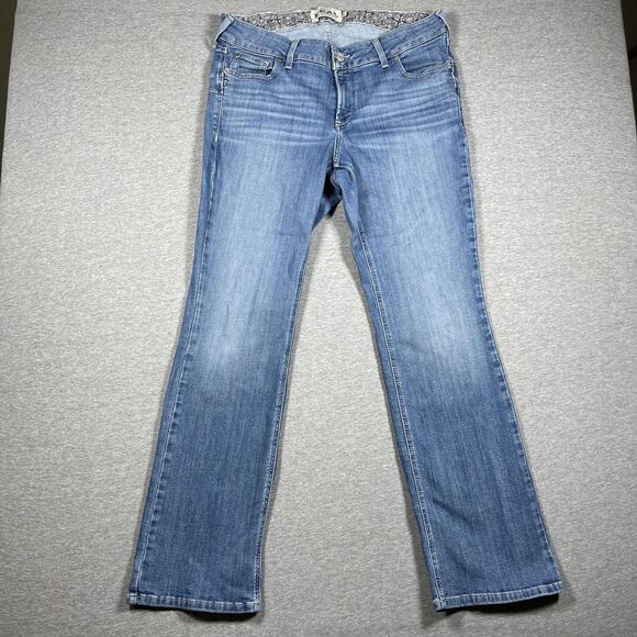 Ariat Denim - Ariat REAL Jeans Womens 16 WR Blue Bootcut Mid Rise Embroidered Stretch Denim